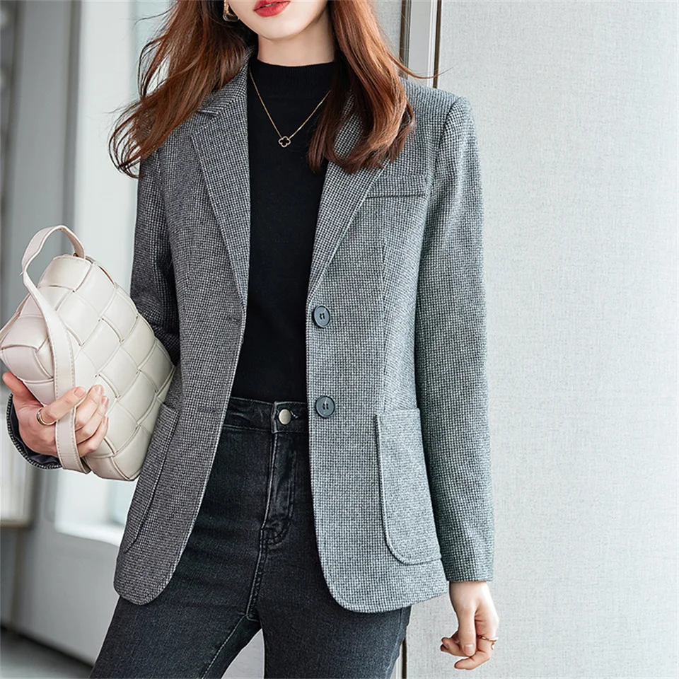 Autumn Winter Fashion Thick woolen British Suit Women Blazer Jacket Slim Ladies Office OL Professional Blazer Jackets Female
Autumn Winter Fashion Thick woolen British Suit Women Blazer Jacket Slim Ladies Office OL Professional Blazer Jackets Female