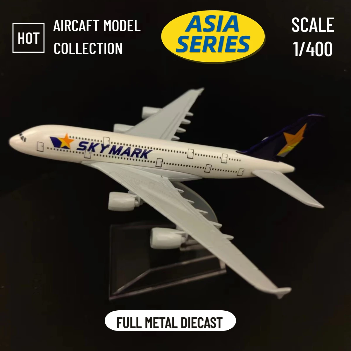 Scale 1:400 Metal Aircraft Replica 15cm Skymark Airlines Airplane Model Miniature Xmas Kids Room Decor Gift Toys for Boys
Scale 1:400 Metal Aircraft Replica 15cm Skymark Airlines Airplane Model Miniature Xmas Kids Room Decor Gift Toys for Boys