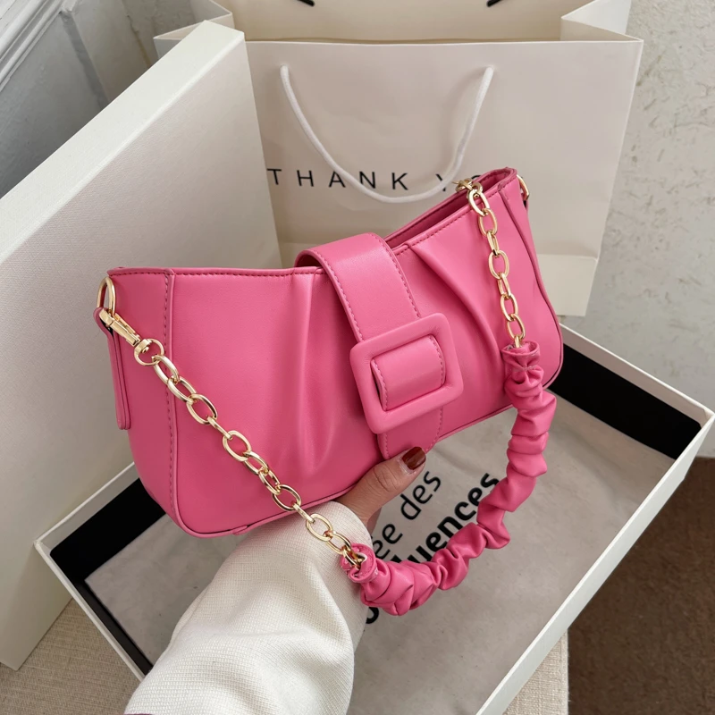 Brand Vintage Underarm Bag 2022 Designer Buckle Baguette Shape Bag Women's Shoulder Bag PU Crossbody Bag Chain Handbag and Purse
Brand Vintage Underarm Bag 2022 Designer Buckle Baguette Shape Bag Women's Shoulder Bag PU Crossbody Bag Chain Handbag and Purse