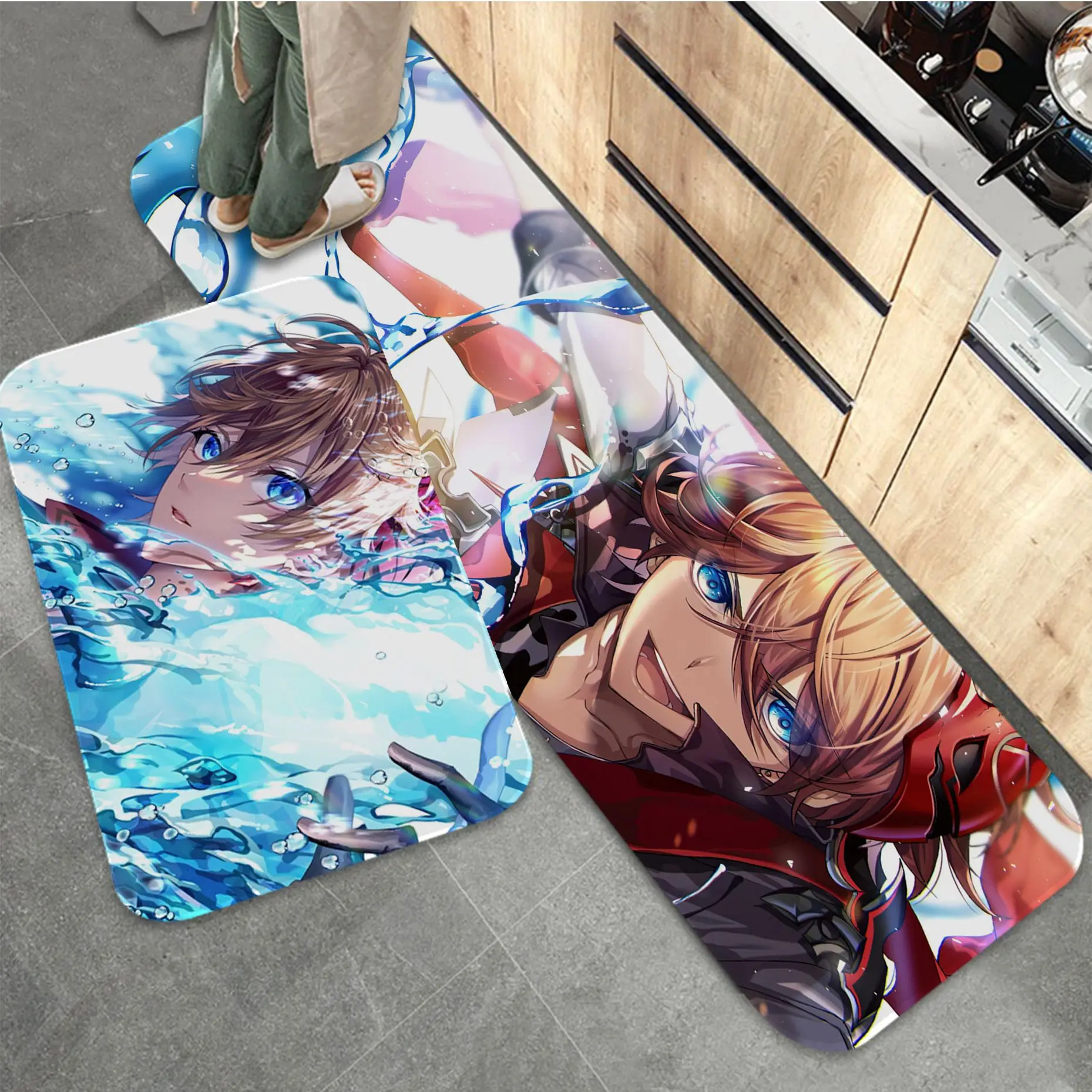 Genshin Impact Tartaglia Printed Flannel Floor Mat Bathroom Decor Carpet Non-Slip For Living Room Kitchen welcome Doormat
Genshin Impact Tartaglia Printed Flannel Floor Mat Bathroom Decor Carpet Non-Slip For Living Room Kitchen welcome Doormat