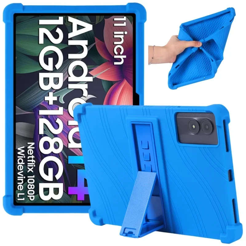 4 утолщенный Мягкий силиконовый чехол с подставкой для AGM PAD P2 11 " противоударный