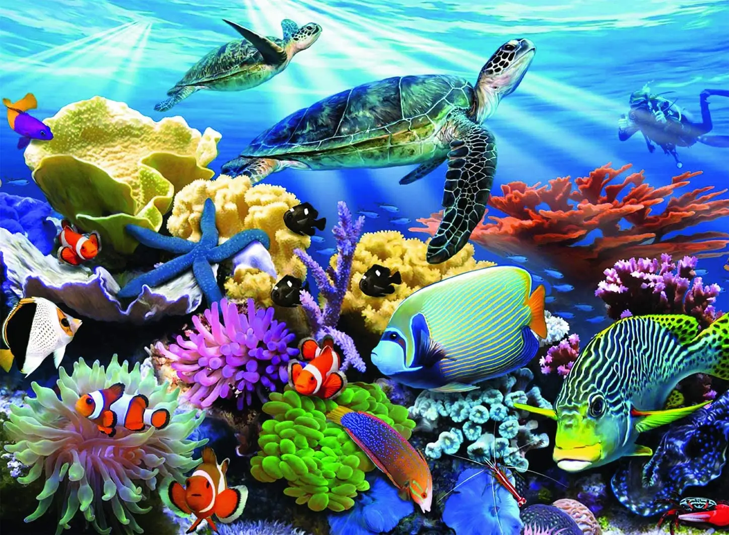 Ravensburger Ocean Turtles DIY collectibles modern home decoration learning toys for children puzzles for adults
Ravensburger Ocean Turtles DIY collectibles modern home decoration learning toys for children puzzles for adults