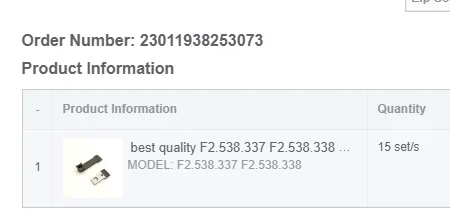 Детали печатной машины номер заказа: 23011938253073
Детали печатной машины номер заказа: 23011938253073