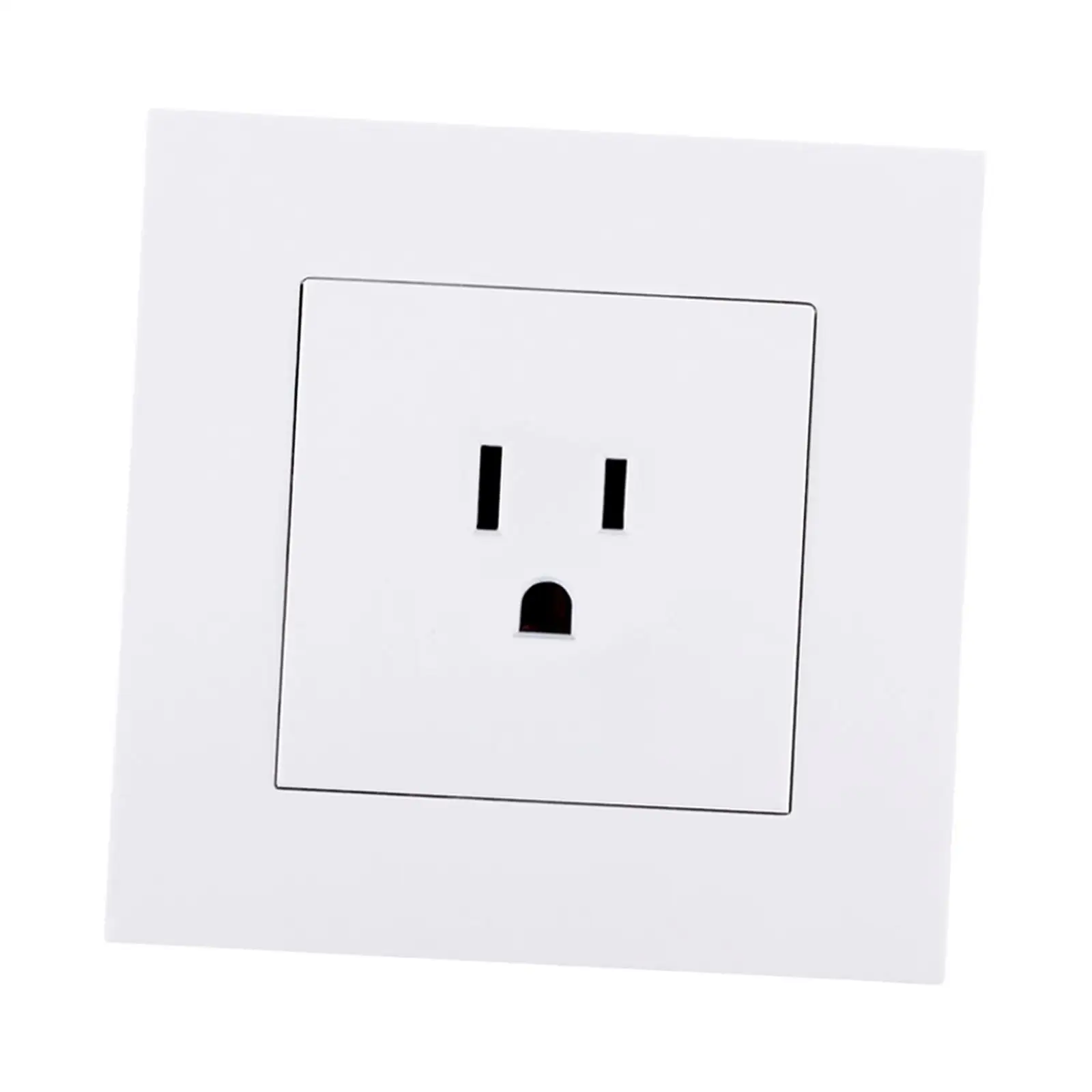 Electrical Outlet Wall Socket Cover Sturdy 3.39'' x 3.39'' inch Durable 15A 110-250V Square Socket Panel US Plug for Home Office 
Electrical Outlet Wall Socket Cover Sturdy 3.39'' x 3.39'' inch Durable 15A 110-250V Square Socket Panel US Plug for Home Office