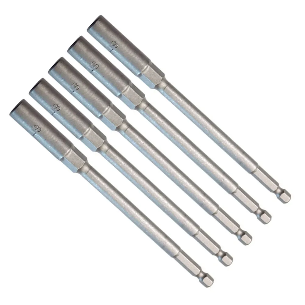 5pcs Socket Wrench Kit 8×150mm Hexagon Nut Driver Drill Bit Chrome Vanadium Steel Socket Extension Sleeve Wrench Power Tool
5pcs Socket Wrench Kit 8×150mm Hexagon Nut Driver Drill Bit Chrome Vanadium Steel Socket Extension Sleeve Wrench Power Tool