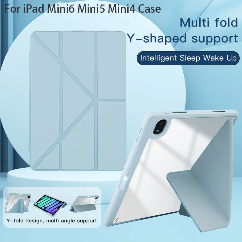 Case For Apple iPad Mini 4 5 6 th Generation Tablet Case 7.9" 8.3" 2019 2021 Flip Smart Protective Cover A2569 A2124 A2125 A1538
Case For Apple iPad Mini 4 5 6 th Generation Tablet Case 7.9" 8.3" 2019 2021 Flip Smart Protective Cover A2569 A2124 A2125 A1538