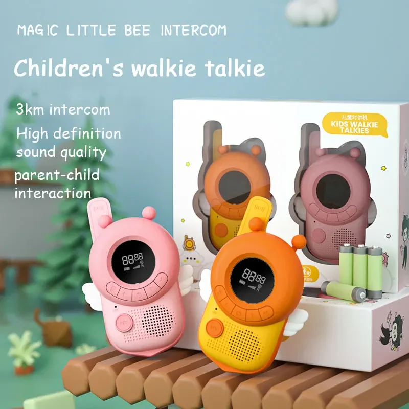 Children's Walkie Talkie 2PCS Kids Mini Toys Handheld Transceiver 3KM Range UHF Radio Lanyard Interphone Talkie Walkie Baby Gift
Children's Walkie Talkie 2PCS Kids Mini Toys Handheld Transceiver 3KM Range UHF Radio Lanyard Interphone Talkie Walkie Baby Gift