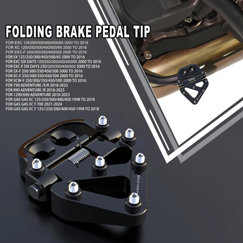 For EXC-F 250 300 350 450 500 2000-2016 2015 2014 2013 2012 2011 2010 Motorcycle CNC Accessories Rear Brake Pedal Step Tip Plate
For EXC-F 250 300 350 450 500 2000-2016 2015 2014 2013 2012 2011 2010 Motorcycle CNC Accessories Rear Brake Pedal Step Tip Plate