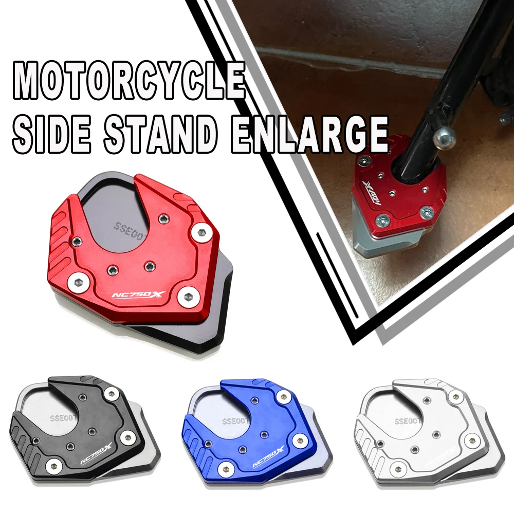 For HONDA NC750X/S XADV ampliar XADV 750 Motorcycle accessories Side Stand Pad Plate Kickstand Enlarger Support Extension
For HONDA NC750X/S XADV ampliar XADV 750 Motorcycle accessories Side Stand Pad Plate Kickstand Enlarger Support Extension