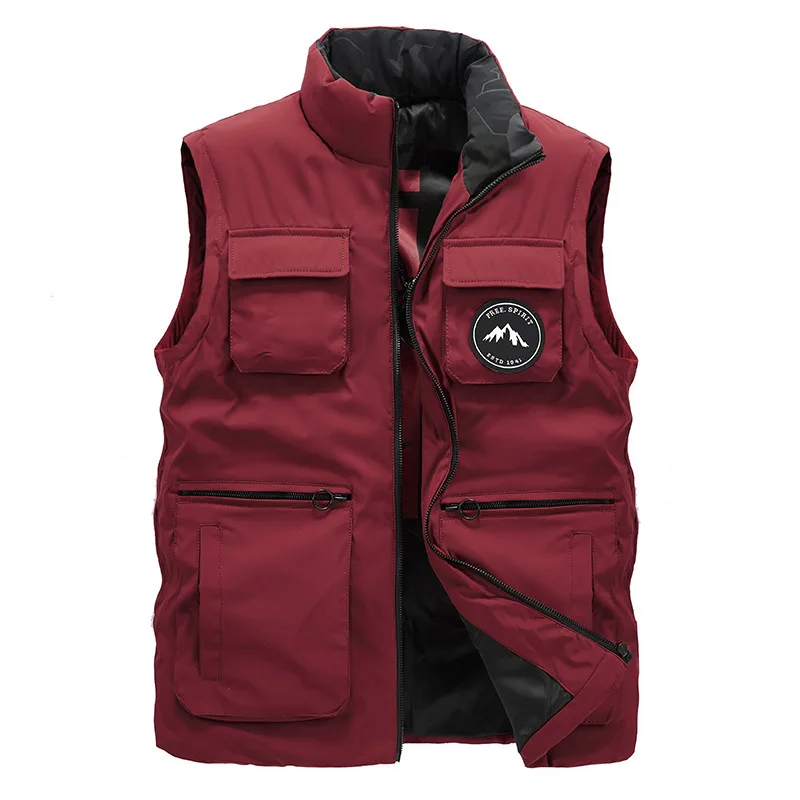 Autumn and Winter 2022 New Men's Waistcoat Plush Leisure Thickened Multi Pocket Down Thermal Photography Director Vest
Autumn and Winter 2022 New Men's Waistcoat Plush Leisure Thickened Multi Pocket Down Thermal Photography Director Vest