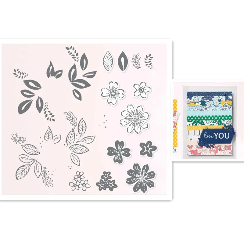 PETAL PARK Cutting Dies And Rubber Stamps For Scrapbooking Making Embossing Card DIY Stencil Template DIY 2023 New Christmas
PETAL PARK Cutting Dies And Rubber Stamps For Scrapbooking Making Embossing Card DIY Stencil Template DIY 2023 New Christmas
