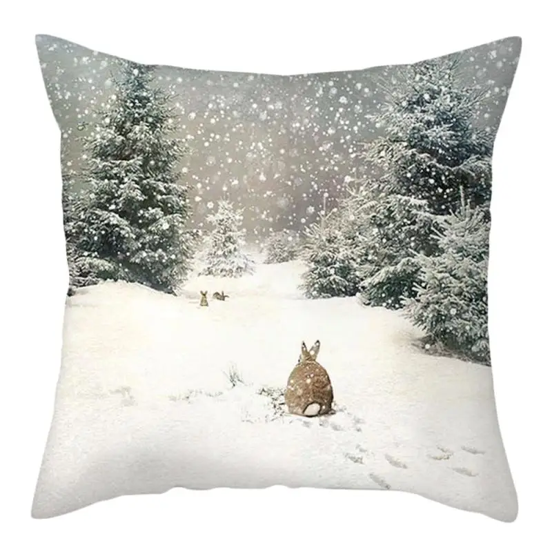 Merry Christmas Cushion Cover Animal Deer Pillow Cover Polyester Linen Velvet Zipper Decor Throw Pillow Suite Room Cushion Cover
Merry Christmas Cushion Cover Animal Deer Pillow Cover Polyester Linen Velvet Zipper Decor Throw Pillow Suite Room Cushion Cover