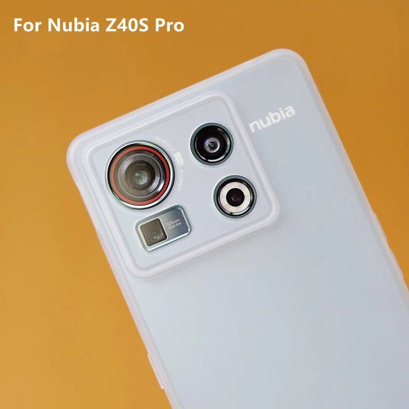 Ультратонкий чехол для ZTE Nubia Z40S Pro Матовый Прозрачный телефона Стильный Простой