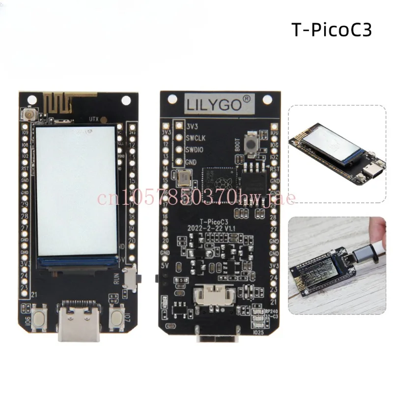 LILYGO T-PicoC3 RP2040 ESP32-C3 LCD Tensorflow lite
LILYGO T-PicoC3 RP2040 ESP32-C3 LCD Tensorflow lite