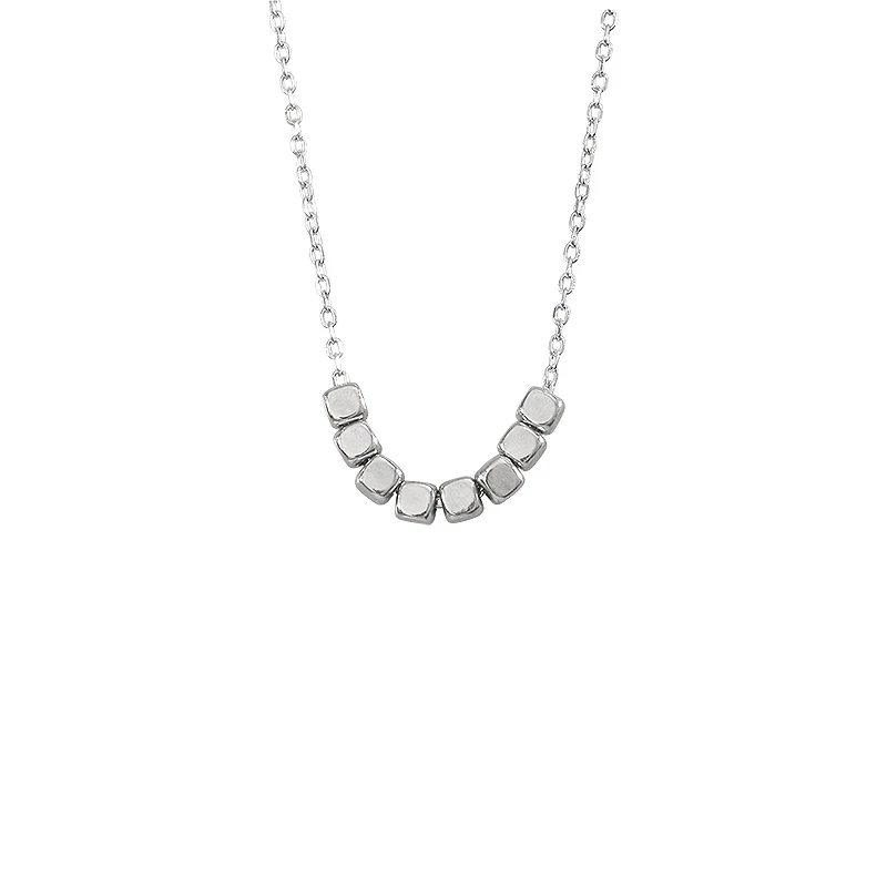 925 sterling silver small square necklace women 2022 new fashion niche light luxury clavicle chain senior design gift
925 sterling silver small square necklace women 2022 new fashion niche light luxury clavicle chain senior design gift
