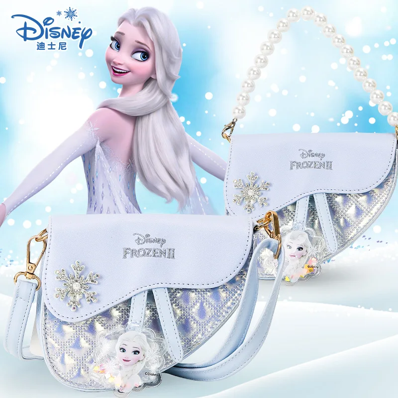 

New Disney Frozen 2 Elsa Anna Princess Children's Toys Shoulder Bag Girl Sofia Princess Baby Handbag Kid Fashion Shopping Gift