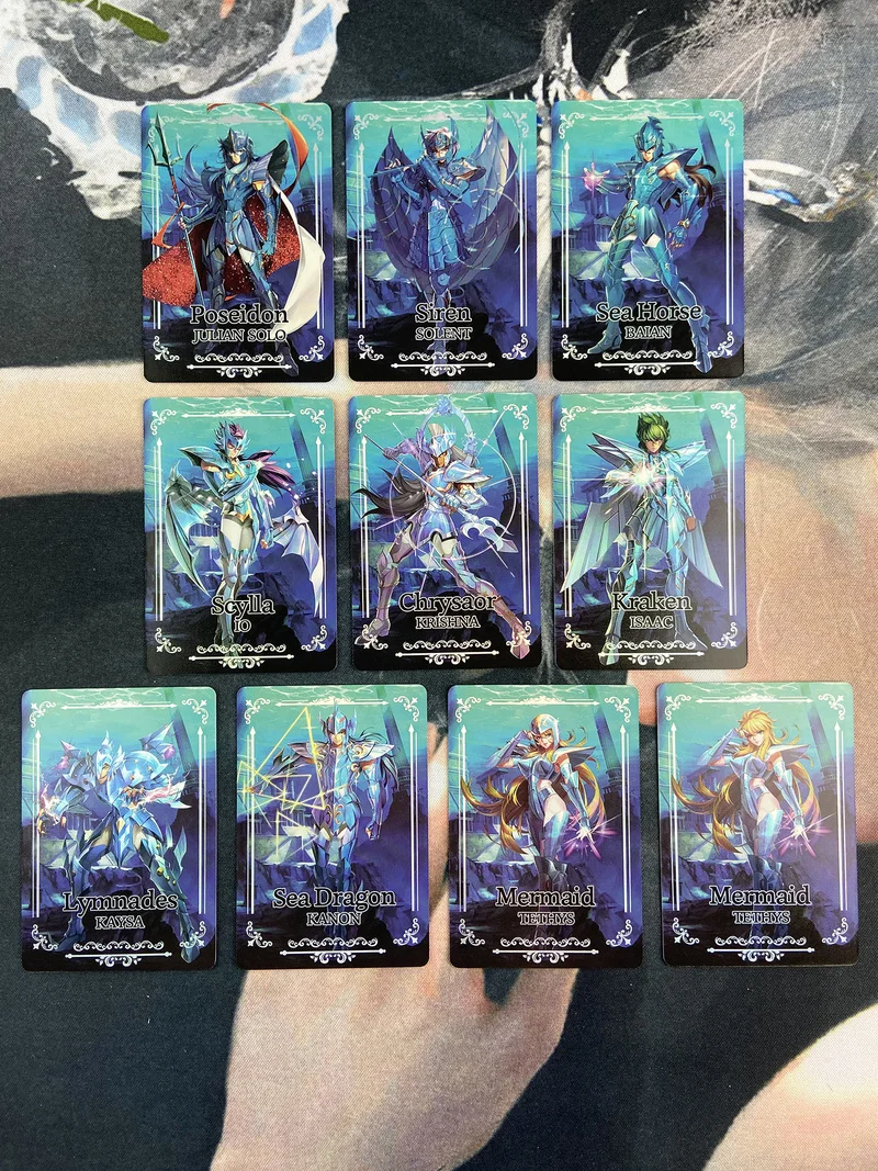 10pcs/set Saint Seiya Marina2 Awakening Sea Fighter Repaint Original Composite Craft Hobby Collectibles Game Collection Cards
10pcs/set Saint Seiya Marina2 Awakening Sea Fighter Repaint Original Composite Craft Hobby Collectibles Game Collection Cards