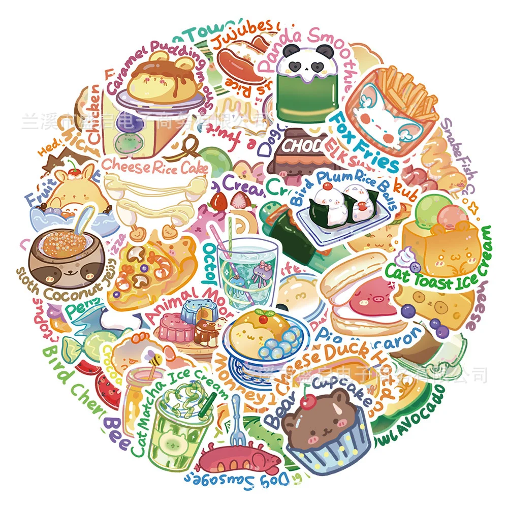 10/30/50PCS Cartoon Animal Food Creative Graffiti Sticker Suitcase Desk Guitar Computer Skateboard Waterproof Sticker Wholesale
10/30/50PCS Cartoon Animal Food Creative Graffiti Sticker Suitcase Desk Guitar Computer Skateboard Waterproof Sticker Wholesale