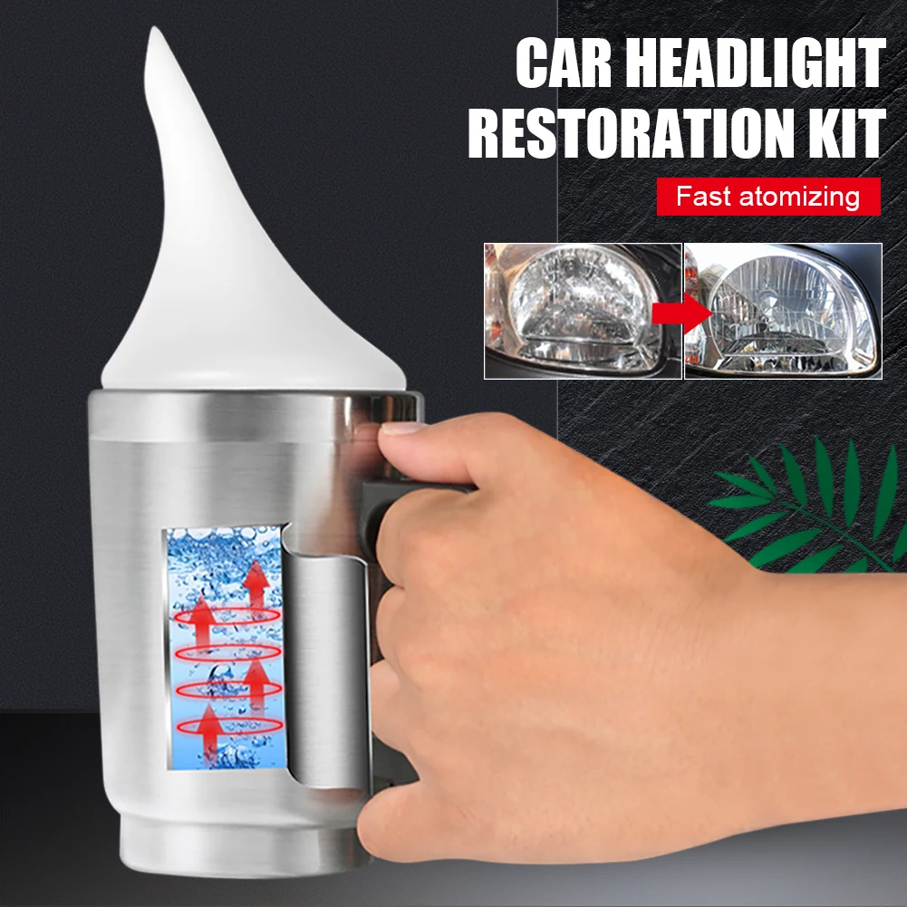 Car Headlight Restoration Kit Atomizing Cup Headlamp Scratch Repair Tool Electric Heating Cup Coating Fumigation Car Paint Care
Car Headlight Restoration Kit Atomizing Cup Headlamp Scratch Repair Tool Electric Heating Cup Coating Fumigation Car Paint Care