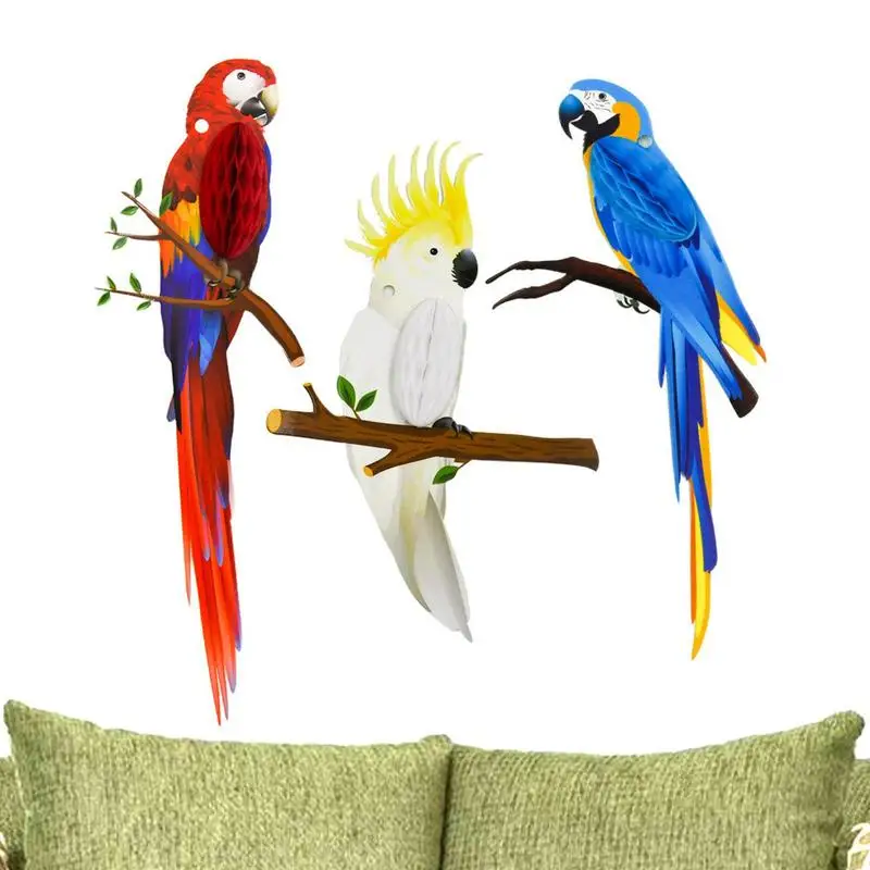Tropical Birds Party Decorations Natural Bird Honeycomb Decorations Birds Cutouts Kindergarten Window Wall Decoration 3D
Tropical Birds Party Decorations Natural Bird Honeycomb Decorations Birds Cutouts Kindergarten Window Wall Decoration 3D