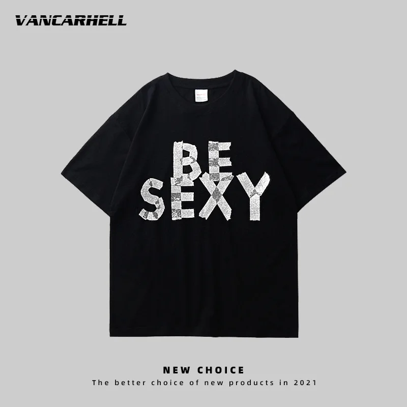 Short-sleeved T-shirts for Men/women Loose European/American Street Summer Short-sleeved Men's Oversize Loose Men's Hip-hop Tops
Short-sleeved T-shirts for Men/women Loose European/American Street Summer Short-sleeved Men's Oversize Loose Men's Hip-hop Tops