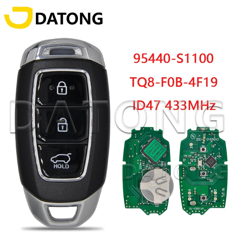 CHANKey World Car Remote Control Key For Hyundai Santa Fe 2018 2019 2020 FCC TQ8-F0B-4F19 ID47 NCF29A3X 433Mhz 95440-S1100 Card
CHANKey World Car Remote Control Key For Hyundai Santa Fe 2018 2019 2020 FCC TQ8-F0B-4F19 ID47 NCF29A3X 433Mhz 95440-S1100 Card