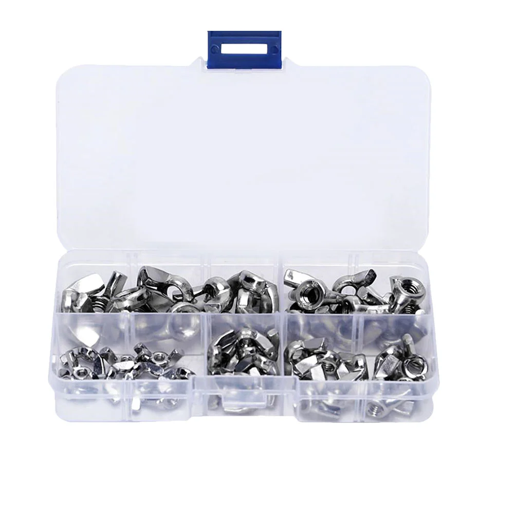 50Pcs Nuts Utility Screws Nuts Stainless Steel Nuts Kit Hand Repairing Tools for Home Shop
50Pcs Nuts Utility Screws Nuts Stainless Steel Nuts Kit Hand Repairing Tools for Home Shop