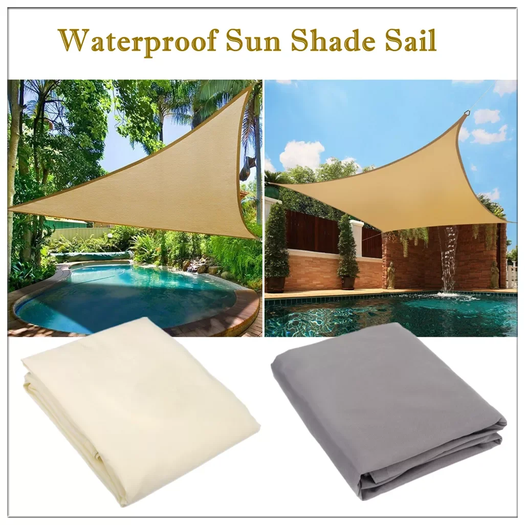 Outdoor Waterproof Sunshade Sun Shade Sail Camping Beach Tent Pool Patio Canopy Triangle Shade Sail Sun Shelter Garden Awing
Outdoor Waterproof Sunshade Sun Shade Sail Camping Beach Tent Pool Patio Canopy Triangle Shade Sail Sun Shelter Garden Awing