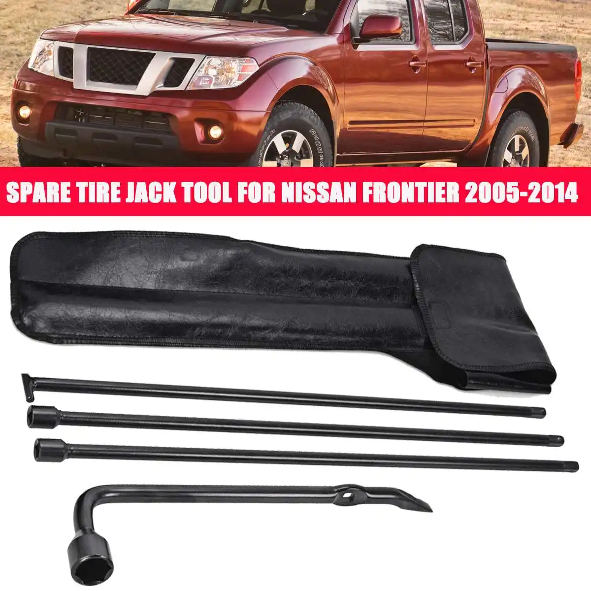 Car Trailer Hook On-board Jack Tool Tire Wrench Rocker Set For Nissan Frontier For Ford For Chevy For Dodge For Toyota Tacoma
Car Trailer Hook On-board Jack Tool Tire Wrench Rocker Set For Nissan Frontier For Ford For Chevy For Dodge For Toyota Tacoma