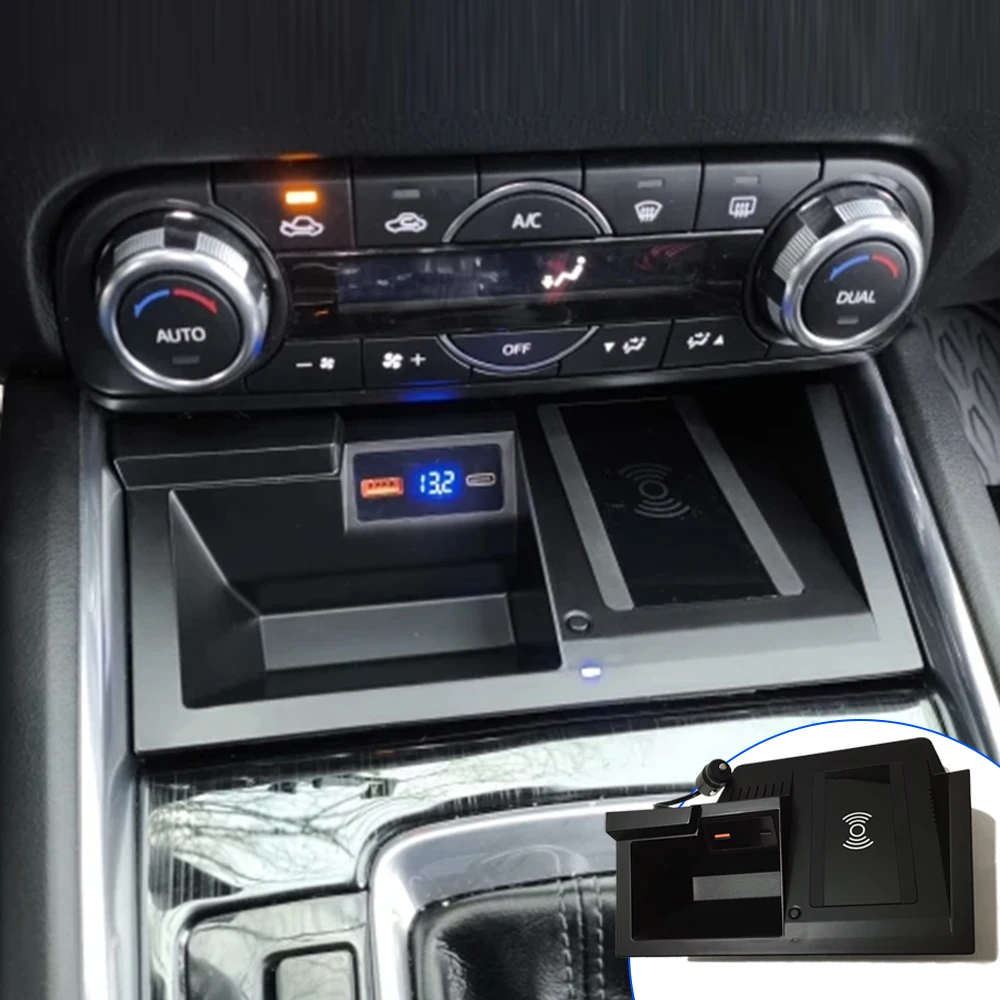 Автомобильная Беспроводная зарядная площадка 15 Вт для Mazda CX-5 CX5 2017 2018 2019 2020 2021, зарядное устройство для телефона, держатель мобильного телефона, аксессуары для быстрой зарядки
Автомобильная Беспроводная зарядная площадка 15 Вт для Mazda CX-5 CX5 2017 2018 2019 2020 2021, зарядное устройство для телефона, держатель мобильного телефона, аксессуары для быстрой зарядки