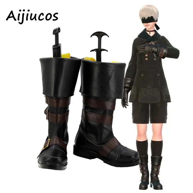 Game NieR:Automata 9S Cosplay Shoes Halloween Party Artificial Leather Boots Custom Made For Unisex
Game NieR:Automata 9S Cosplay Shoes Halloween Party Artificial Leather Boots Custom Made For Unisex
