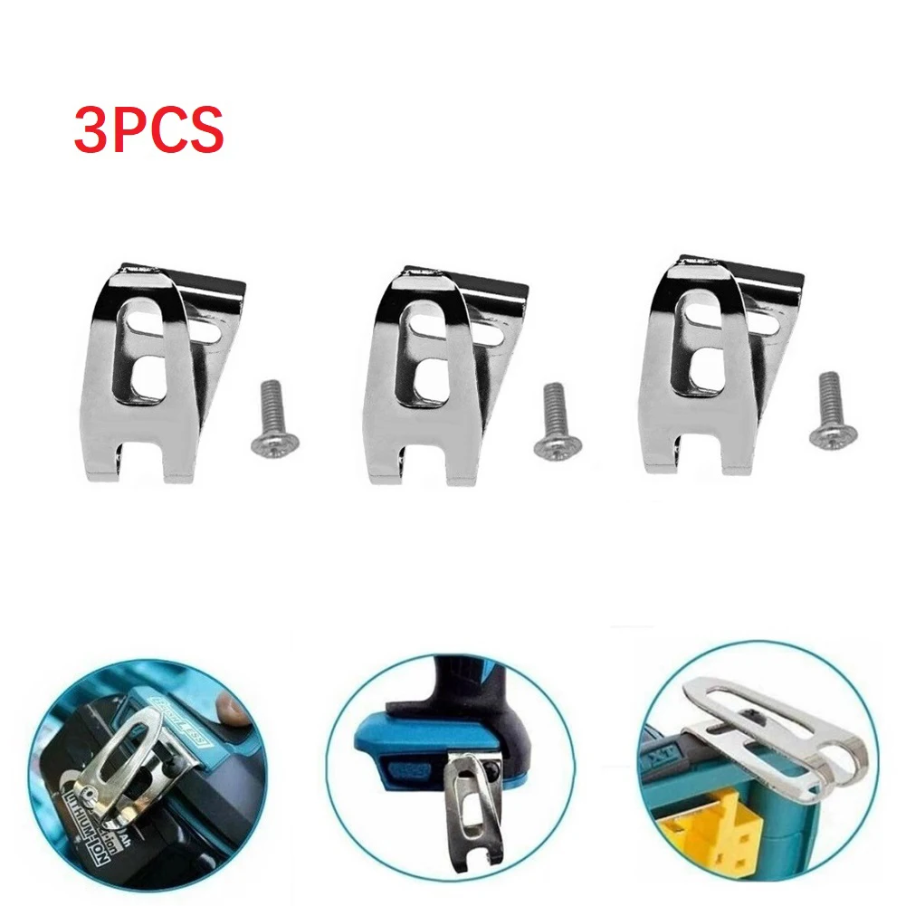 

3Pcs Electric Cordless Drill Belt Hook Clip For 18V LXT DTD152 DTD129 DTL061 DTD145 LXDT01 Power Tool Accessories