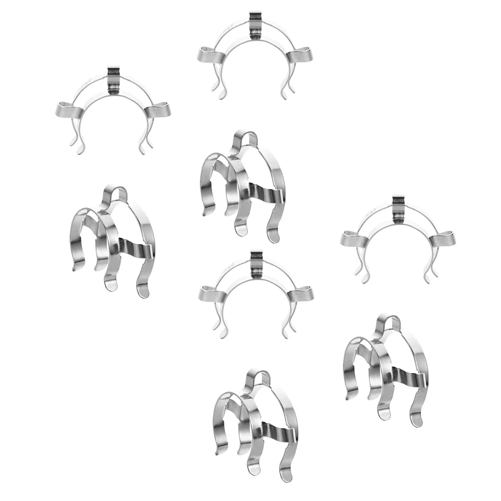 8 Pcs Interface Clip Hose Clamps Stainless Steel Steel Joint Clips Fixing Metal Keck Laboratory Labs
8 Pcs Interface Clip Hose Clamps Stainless Steel Steel Joint Clips Fixing Metal Keck Laboratory Labs