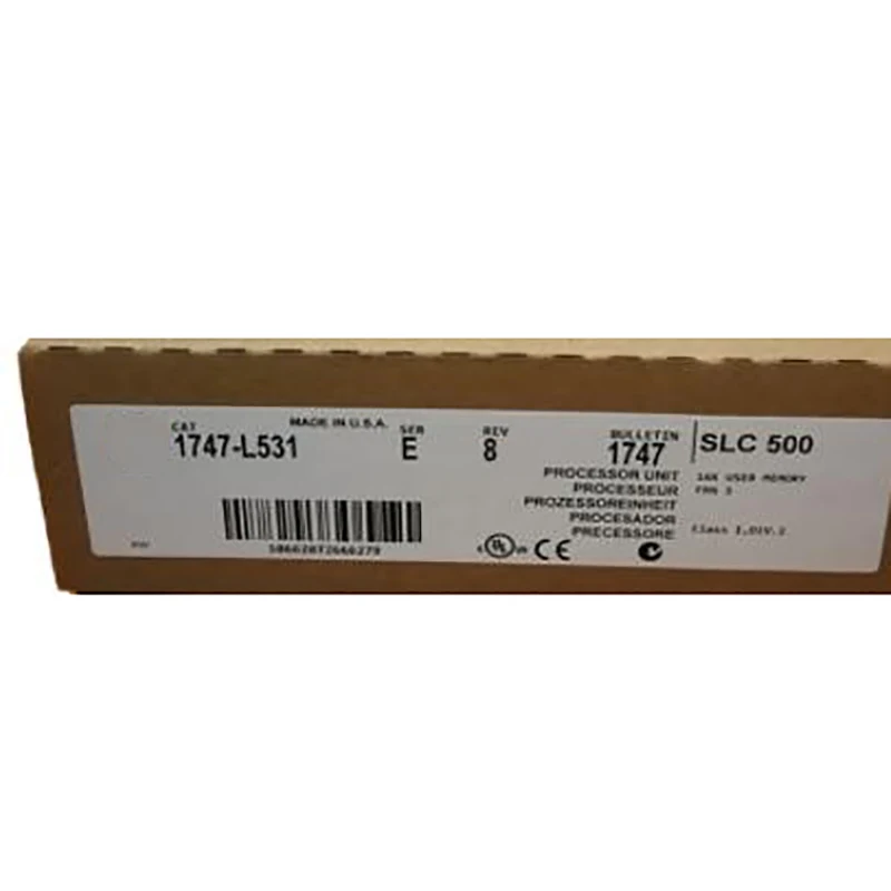 New original packaging 1 year warranty 1747-L531 1747L531{No.24arehouse spot} Immediately sent
New original packaging 1 year warranty 1747-L531 1747L531{No.24arehouse spot} Immediately sent