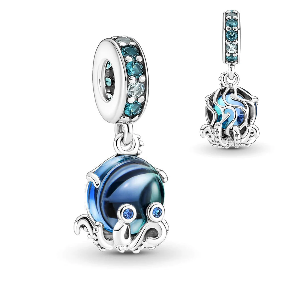 Blue Murano Glass Cute Octopus Pendant Charm Fit Original Pandora Bracelet DIY Women Summer Jewelry Gift
Blue Murano Glass Cute Octopus Pendant Charm Fit Original Pandora Bracelet DIY Women Summer Jewelry Gift