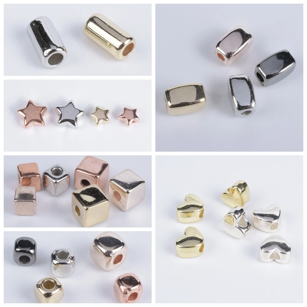 50-200Pcs CCB Star Square Tube Heart Shape Loose Beads For Jewelry Making Supplies Spacer Bead DIY Bracelet Necklace Accessories
50-200Pcs CCB Star Square Tube Heart Shape Loose Beads For Jewelry Making Supplies Spacer Bead DIY Bracelet Necklace Accessories