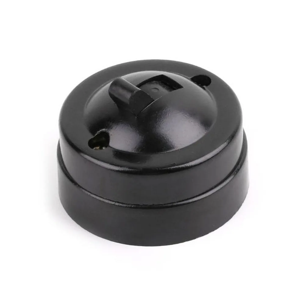 Single Control Switch Round Wall Mounted Home Decoration Household Light Switch Retro Retro Style 1PC 220-250V
Single Control Switch Round Wall Mounted Home Decoration Household Light Switch Retro Retro Style 1PC 220-250V