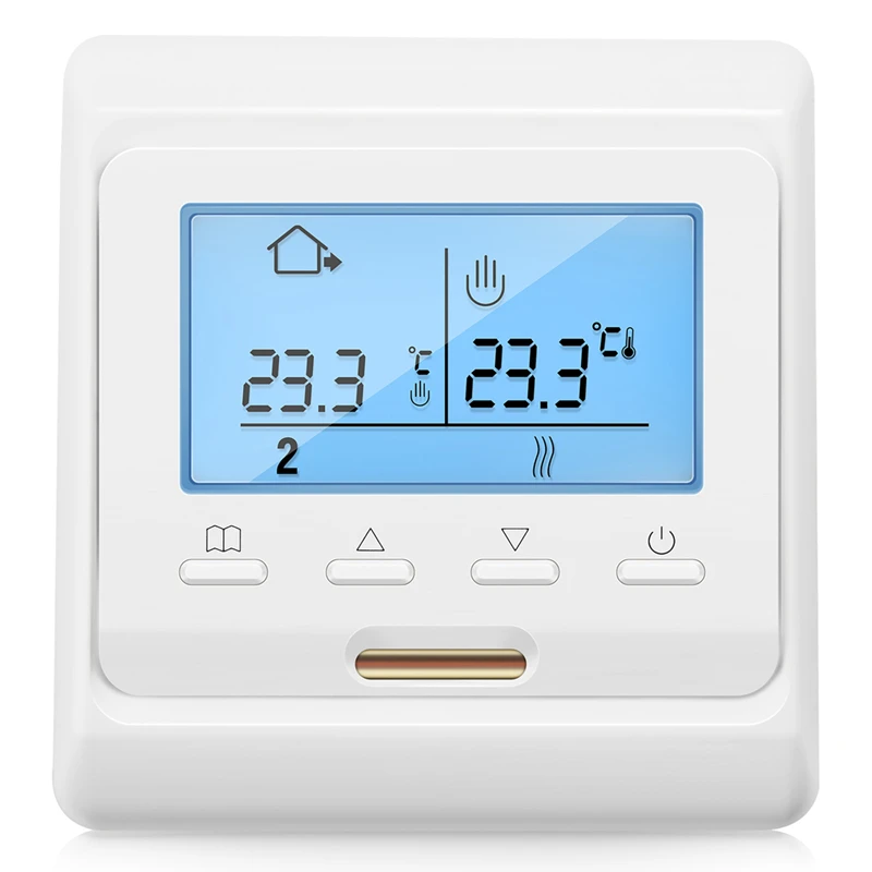 16A 230V LCD Programmable Warm Floor Heating Room Thermostat Thermoregulator Temperature Controller Manual Mechanical 
16A 230V LCD Programmable Warm Floor Heating Room Thermostat Thermoregulator Temperature Controller Manual Mechanical