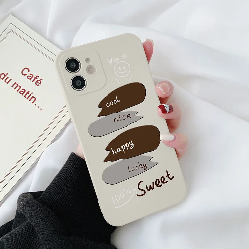 NOHON Case For APPLE IPHONE 13 12 11 PRO MAX MINI XS XR 8 PLUS SE 2020 7 6S 100%SWEET Fashion Anti-Drop cover
NOHON Case For APPLE IPHONE 13 12 11 PRO MAX MINI XS XR 8 PLUS SE 2020 7 6S 100%SWEET Fashion Anti-Drop cover