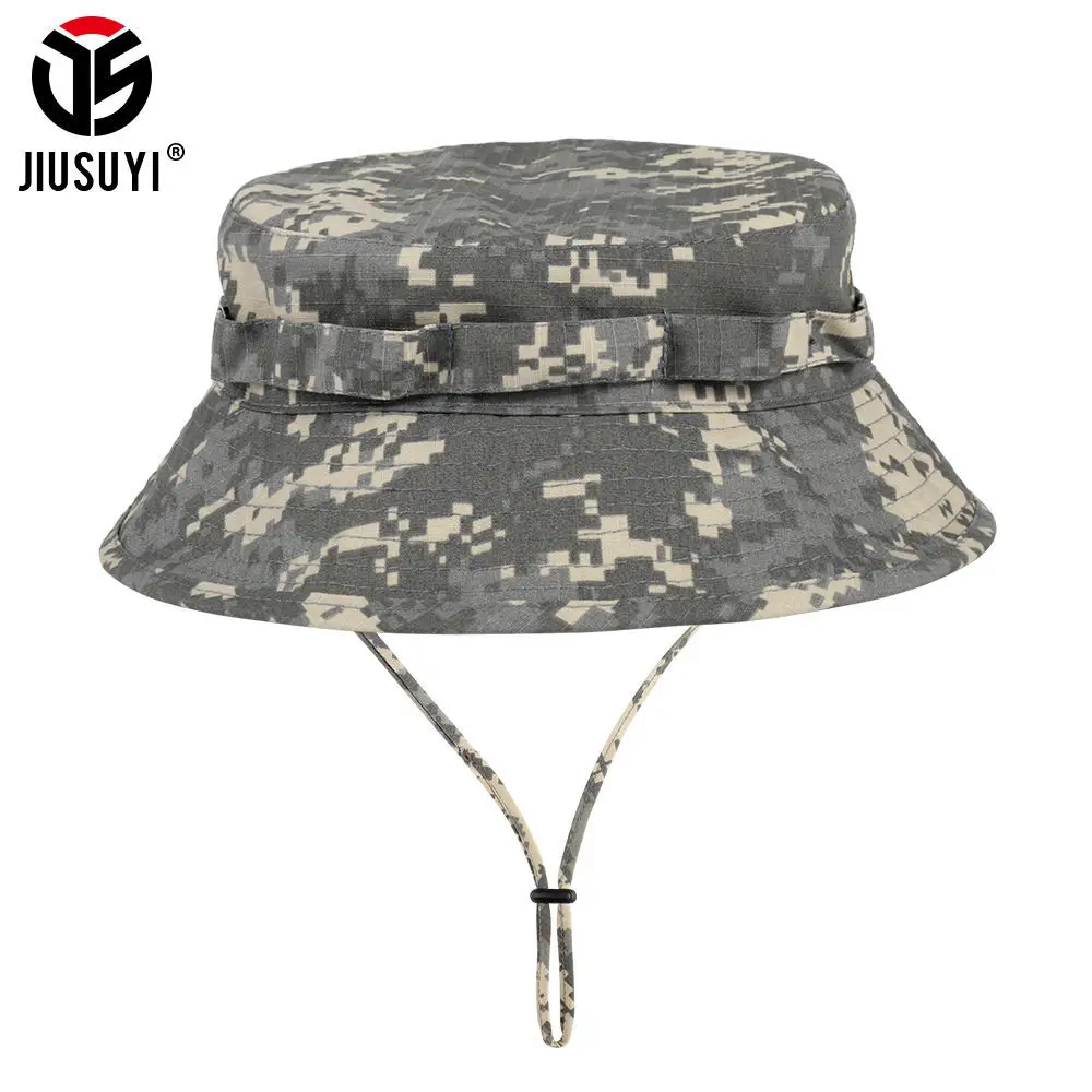 Outdoor Camping Hat Tactical Bucket Hat Man Fishing Hiking Camouflage Sun Visors Military Hat Sports Protection Breathable Cap
Outdoor Camping Hat Tactical Bucket Hat Man Fishing Hiking Camouflage Sun Visors Military Hat Sports Protection Breathable Cap