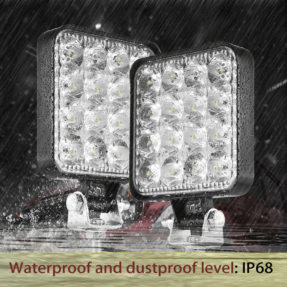 Led Light Bar Square Spotlight LED Work Light 12V 24V Offroad LED Light Bar For Truck Offroad 4X4 4WD Car SUV ATV Tractor IP 67
Led Light Bar Square Spotlight LED Work Light 12V 24V Offroad LED Light Bar For Truck Offroad 4X4 4WD Car SUV ATV Tractor IP 67