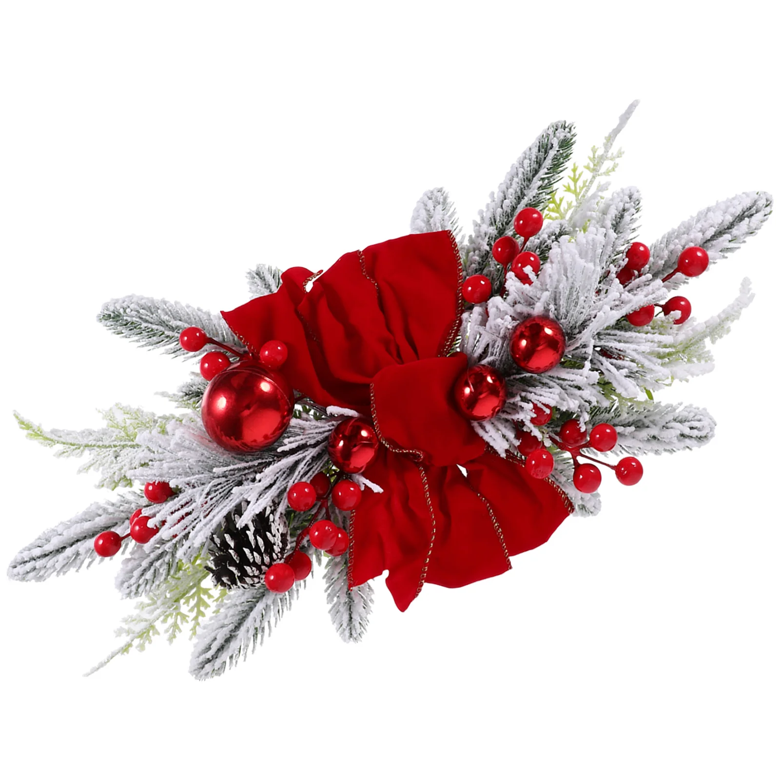 Pre-Lit Artificial Christmas Teardrop Lights 60X30Cm Decorated Berry Clusters Frosted Branches Collection Xmas Wall
Pre-Lit Artificial Christmas Teardrop Lights 60X30Cm Decorated Berry Clusters Frosted Branches Collection Xmas Wall