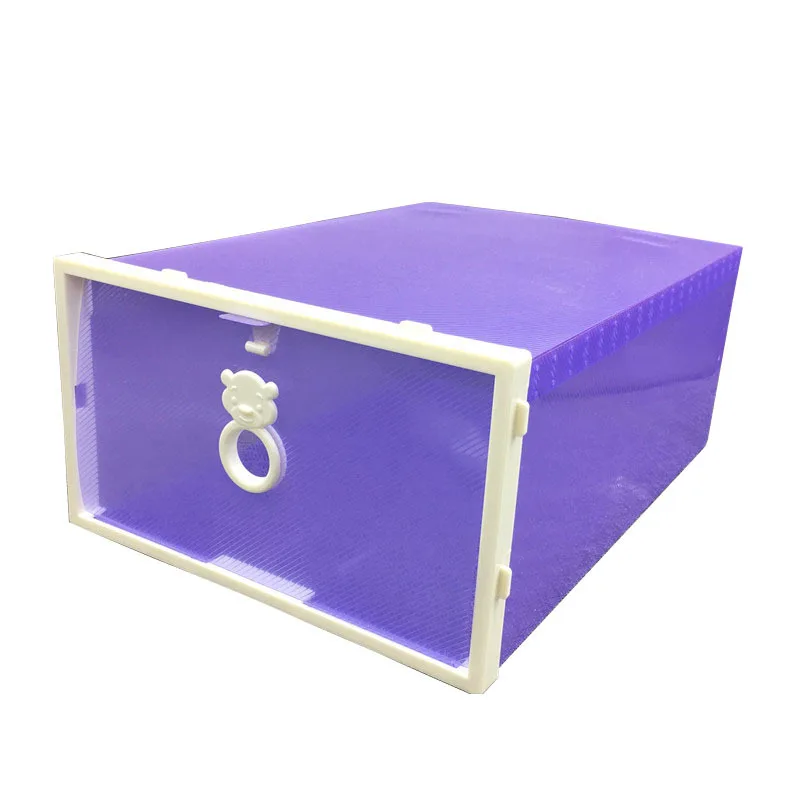 

Jul1151 Sliding Door Plastic Thickened Transparent Shoe Box Combination Drawer Storage Supplies
