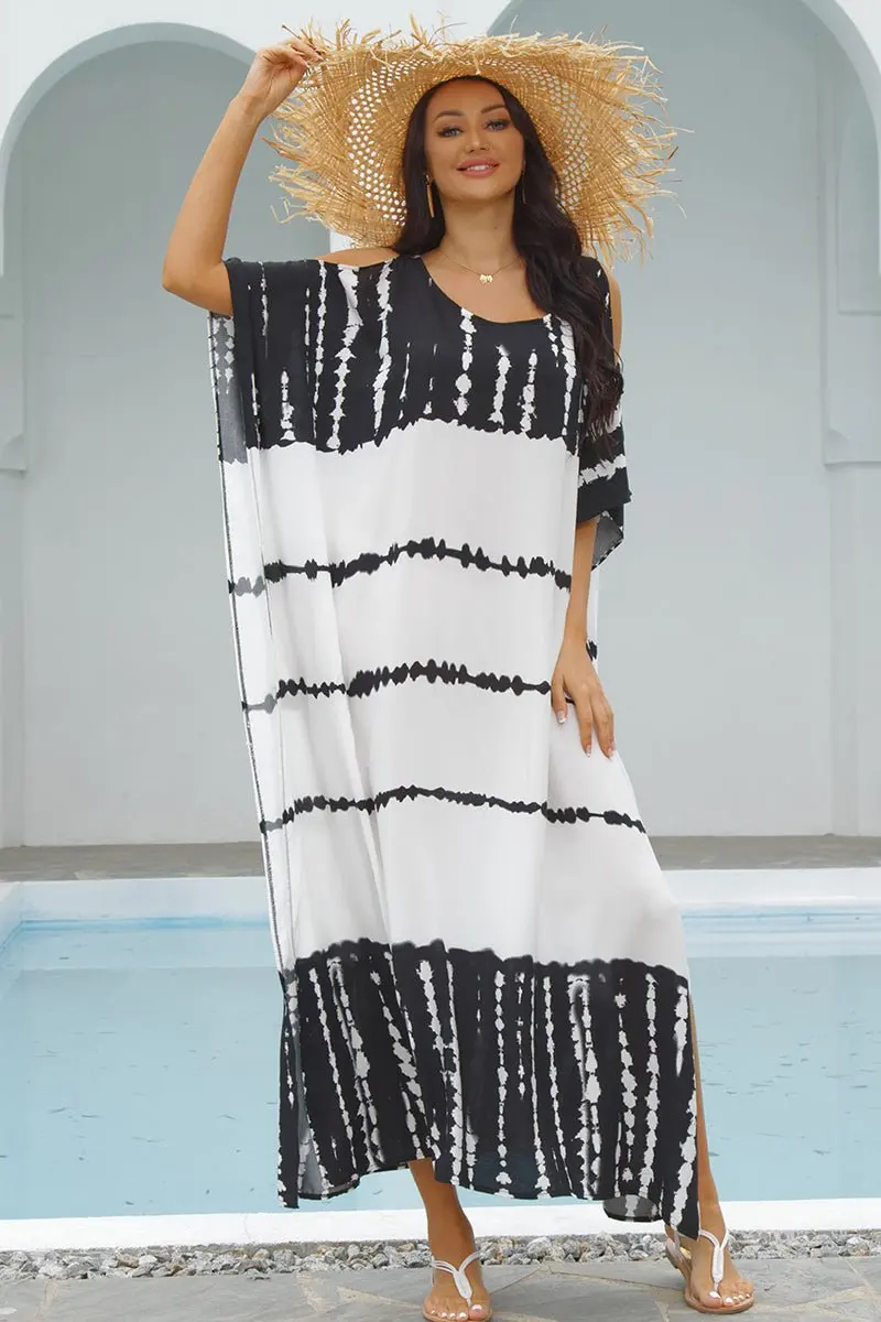 Popvil Tie-dye Loose Bikini Cover-Up Color Contrast Basic Patchwork Elegant&Romantic Maxi Beach Dress For Women 2022
Popvil Tie-dye Loose Bikini Cover-Up Color Contrast Basic Patchwork Elegant&Romantic Maxi Beach Dress For Women 2022
