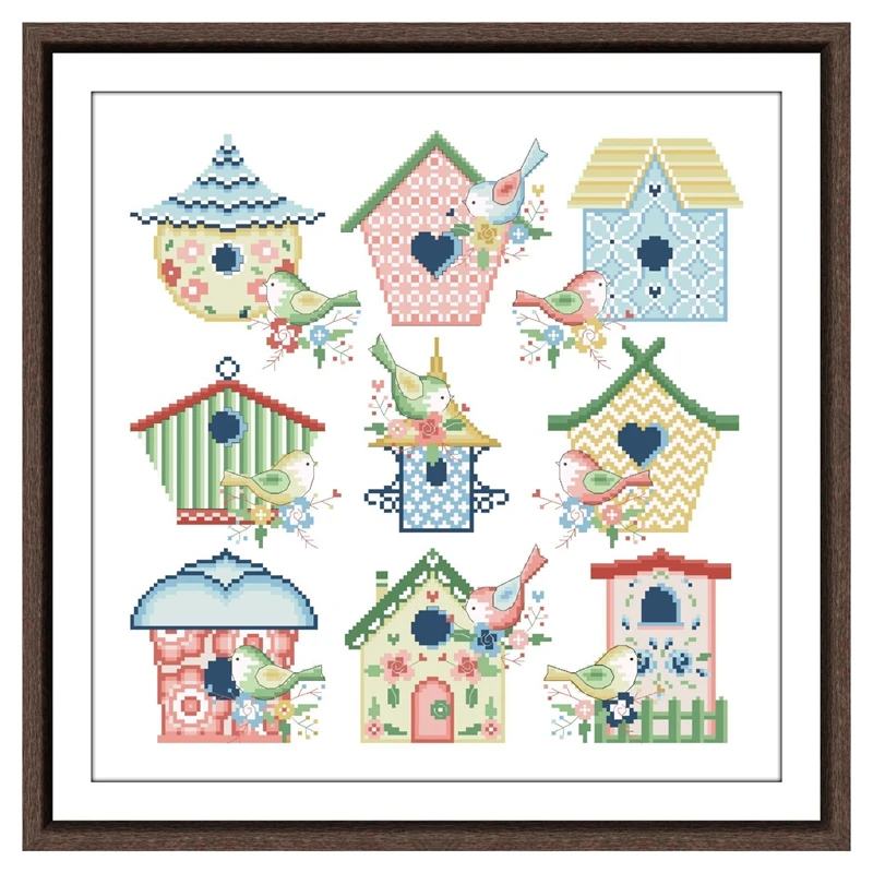 Beautiful birdhouse cross stitch kit cotton thread 18ct 14ct 11ct unprint canvas stitching embroidery DIY
Beautiful birdhouse cross stitch kit cotton thread 18ct 14ct 11ct unprint canvas stitching embroidery DIY