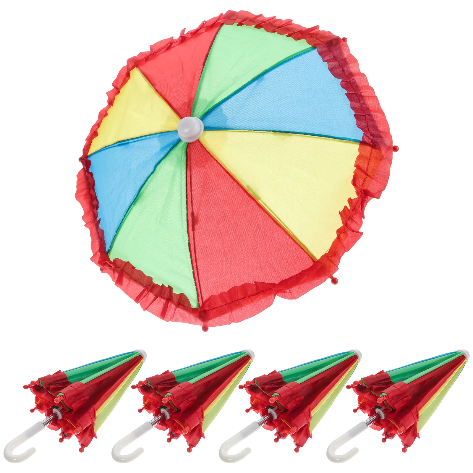5pcs Delicate Small Umbrella Adorable Miniature Umbrella Toy Use Decorative Mini Umbrella Prop
5pcs Delicate Small Umbrella Adorable Miniature Umbrella Toy Use Decorative Mini Umbrella Prop
