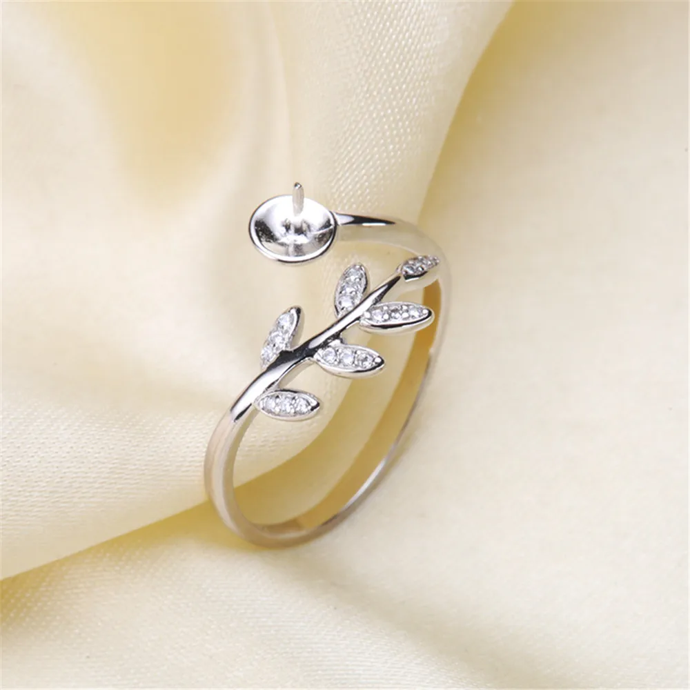Wholesale Classic 925 Silver Ring Accessories Settings Adjustable Blank Pearl Ring Setting Base For Women Diy Jewelry Making
Wholesale Classic 925 Silver Ring Accessories Settings Adjustable Blank Pearl Ring Setting Base For Women Diy Jewelry Making