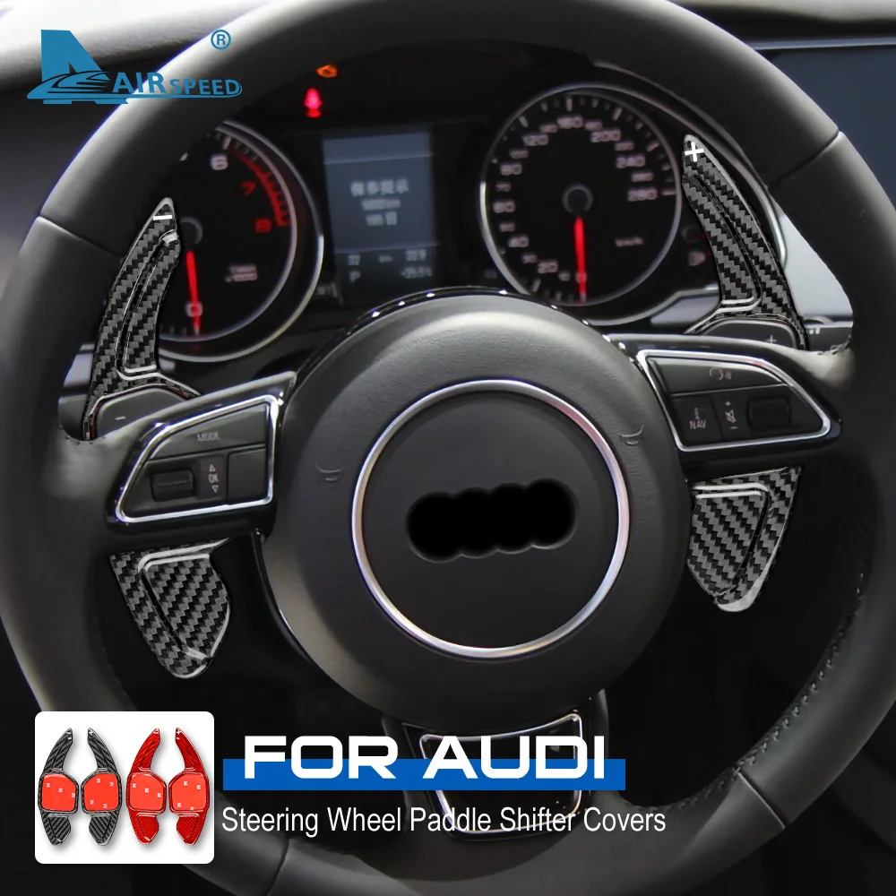 KUNGKIC Carbon Fiber for Audi A3 A4 A5 A6 S6 A7 A8 S8 Q3 Q5 Q7 TT Accessories Interior Trim Car Steering Wheel Paddle Sticker
KUNGKIC Carbon Fiber for Audi A3 A4 A5 A6 S6 A7 A8 S8 Q3 Q5 Q7 TT Accessories Interior Trim Car Steering Wheel Paddle Sticker