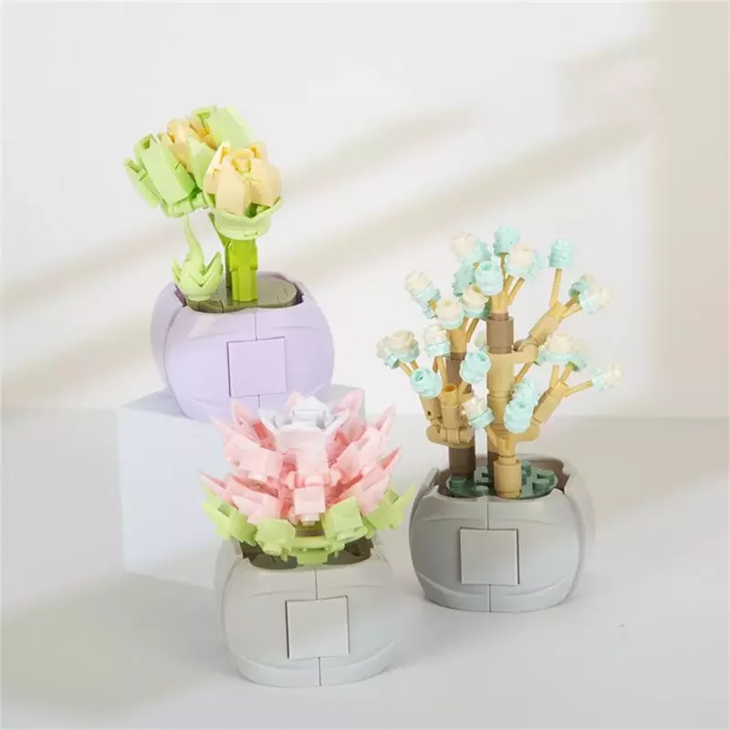 Succulent Building Blocks JK2710 Potted Assembled Small Particles Blocks Creative Decoration Gifts Classic Model Bricks
Succulent Building Blocks JK2710 Potted Assembled Small Particles Blocks Creative Decoration Gifts Classic Model Bricks