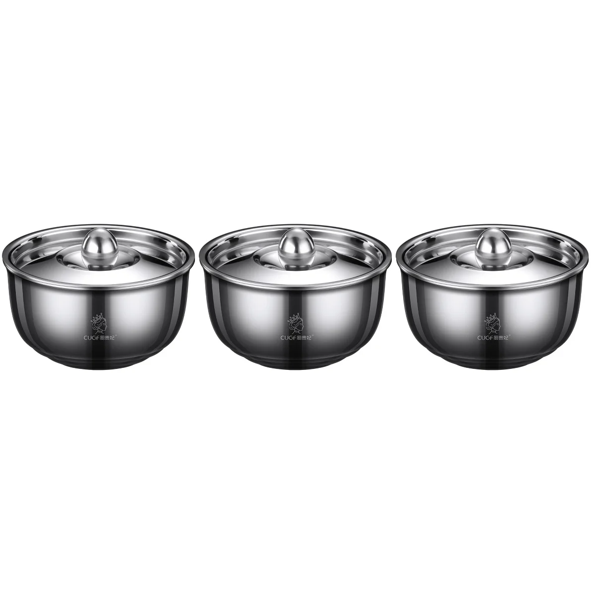 3 Sets of Daily Use Cubilose Bowl Multi-function Stew Bowl Convenient Steam Bowl Home Accessory
3 Sets of Daily Use Cubilose Bowl Multi-function Stew Bowl Convenient Steam Bowl Home Accessory